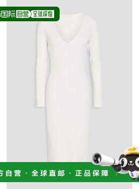 1h可退 香港直邮潮奢 Simkhai 女士 罗纹针织中长连衣裙 JS1016KW