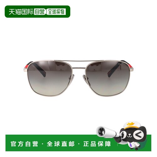 1h可退 香港直邮PRADA 男士太阳镜 0PS54ZS1BC02M SS2026 银色 0P