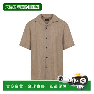 1h可退 香港直邮潮奢 Brioni 布里奥尼 男士 CUBAN 深色浅褐色亚