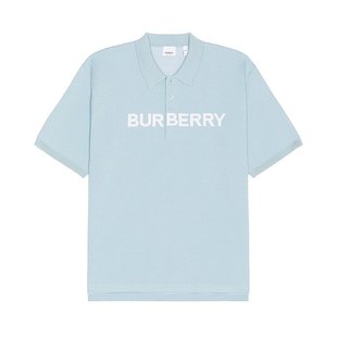 蓝色男士 BURBERRY POLO衫 8065571