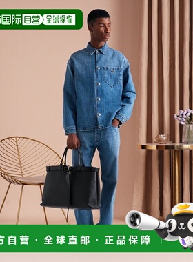 香港直邮PRADA 男士衬衫 GEC07115N1S212F0V3N AW2024 蓝色