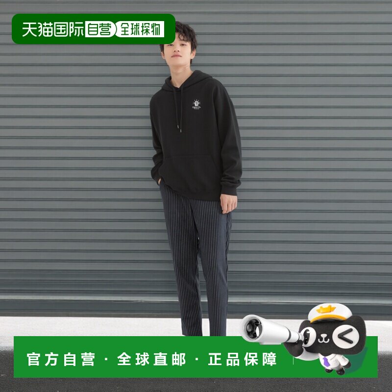 1h可退 日本直邮CHARI&CO 男装 NY纪念图案连帽卫衣 半起绒舒适面