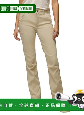 自营prAna Stretch Zion Pants Womens Sandstone Mid-Rise Strai