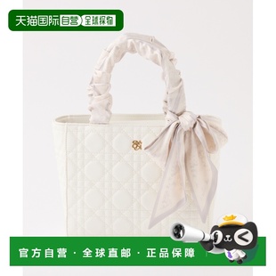 1h可退 日本直邮NICE CLAUP 女装 女士 仿皮绗缝抽褶手提托特包 5