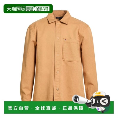 1h可退 香港直邮Tommy Hilfiger 汤米 希尔费格 男士 纯色衬衫