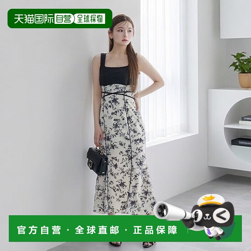 1h可退 日本直邮EATME 女士花卉图案鱼尾连衣裙 342540300601吊带