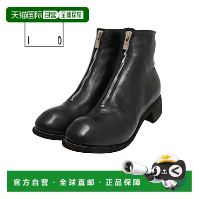 日本直邮GUIDI  PL1 前拉链靴 HORSE 全粒面  PL1-HORSE[RIP][BJB