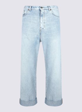 VALENTINO 男士牛仔裤 6V3DE04GARE508 SS2025 蓝色