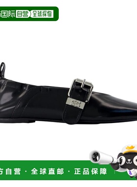 香港直邮GANNI 女士芭蕾乐福鞋 B1020054 SS2026 黑色 Ganni Ball