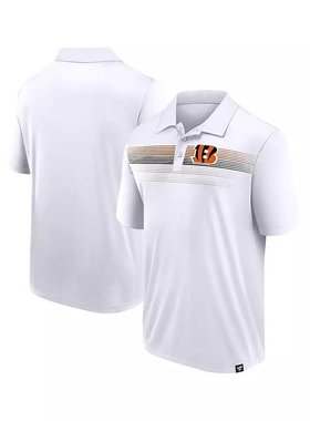 美国直邮Fanatics 男士白色辛辛那提猛虎队大码升华Polo衫