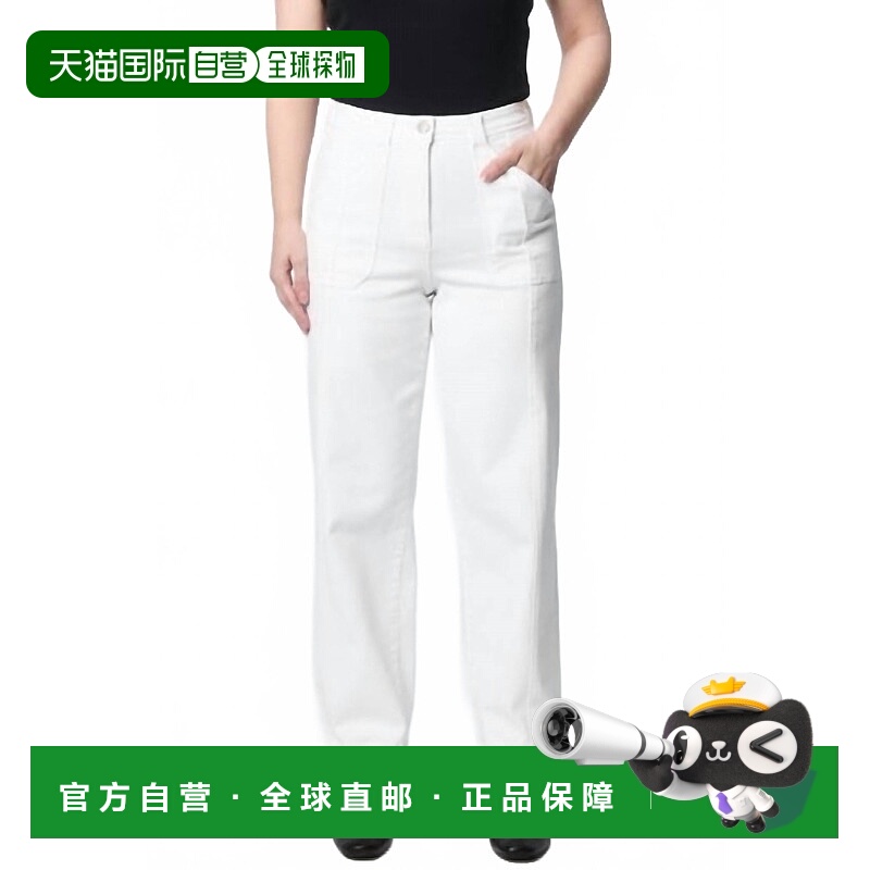 自营dear john denimHolly Denim直筒牛仔裤，白色 美国奥莱直发