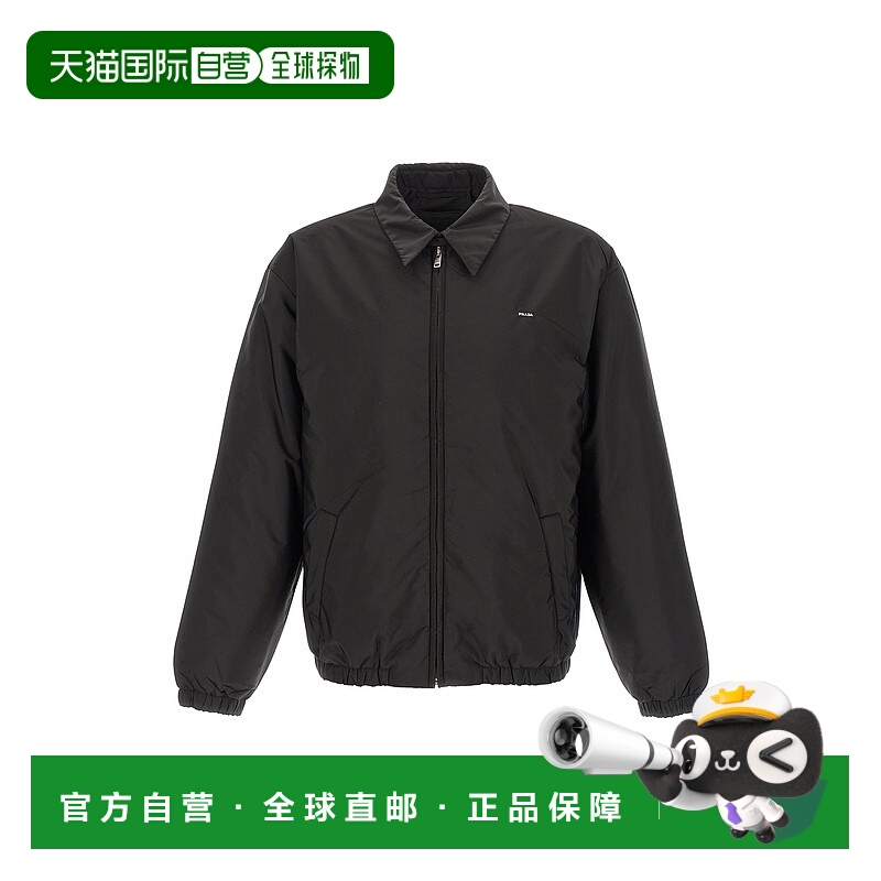 香港直邮Prada 普拉达 男士 拉链尼龙带Logo刺绣夹克 SGD087SOOO1