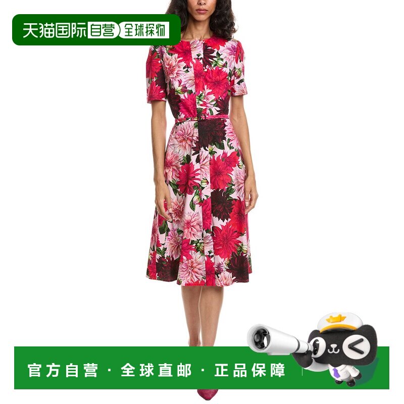 自营Oscar de la Renta Dahlia Shirtdress - pink 美国奥莱直发