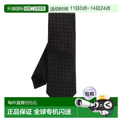 香港直邮GIVENCHY 男士领带 7100100620002 SS2026 黑色 Silk tie