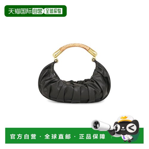 香港直邮Balmain 巴尔曼 女士 Ebene 中号小牛皮水饺包 FN0BT028L