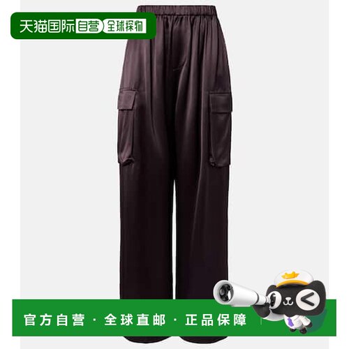 1h可退 香港直邮The Frankie Shop 女士 Delny 缎面工装裤