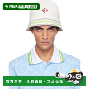 白色 男士 Stripe Crochet 1h可退 渔夫帽 香港直邮Casablanca