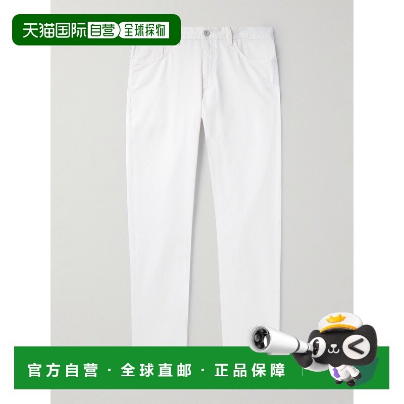 1h可退 香港直邮zegna 杰尼亚 男士 皮革边直筒牛仔裤 UDI45A7CIT,男装,牛仔裤,淘宝优惠券,粉丝福利购,淘宝优惠卷