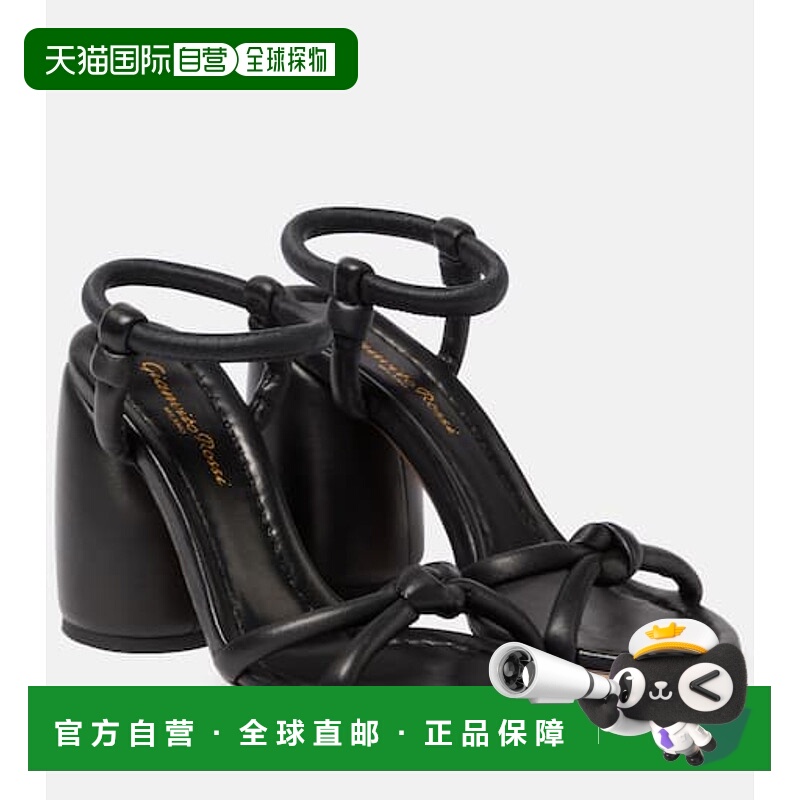香港直邮Gianvito Rossi 吉安维托 罗西 女士 Cassis 皮质凉鞋