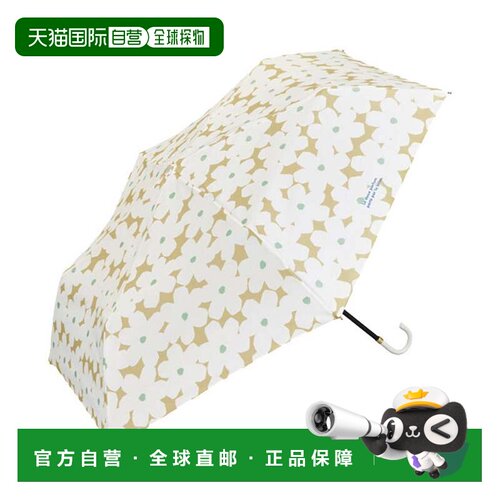 日本直邮Wpc 女士折叠伞 晴雨两用 防紫外线 手动 6骨 伞骨长49cm