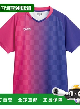 日本直邮Victas 垂直渐变比赛衬衫 612101 乒乓球 男女通用