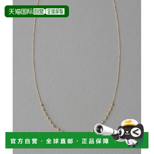 1h可退 日本直邮ete 女士K18黄金颗粒项链 简约时尚 低调华丽 配