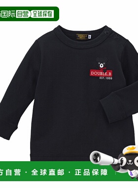 日潮跑腿Mikihouse [Proper]小熊长袖T恤 儿童 (87) Multi 130cm