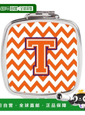 自营 Carolines Treasures CJ1062-TSCM Letter T Chevron O正品