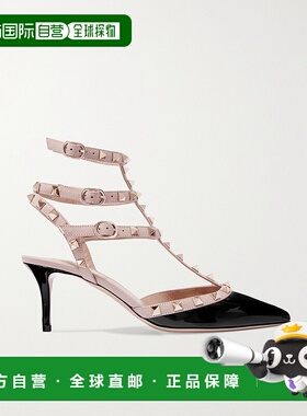 香港直邮Valentino 华伦天奴 女士 Garavani 鞋跟黑色高跟鞋 5W2S