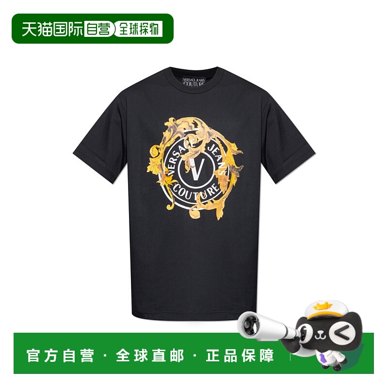 1h可退 香港直邮Versace Jeans Couture 男士T恤 79GAHE01CJ00TG8