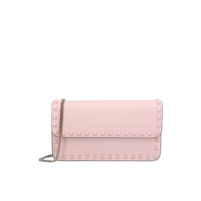 Valentino 华伦天奴 女士 Garavani Rockstud 折叠斜挎包 4W2P0