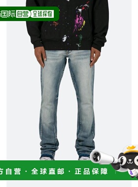 1h可退 【美国直邮】mnml B484 喇叭牛仔裤 - 蓝色直筒裤