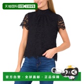 CeCe black Mock 自营 Top Neck Line 美国奥莱直发上衣