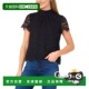 CeCe black Mock 自营 Top Neck Line 美国奥莱直发上衣