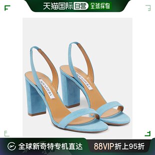 001011 女士 裸色绒面革凉鞋 香港直邮潮奢 AQUAZZURA