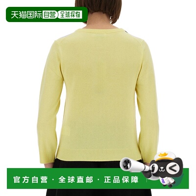 香港直邮GANNI 女士针织毛衣 K2533122 AW2025 黄色