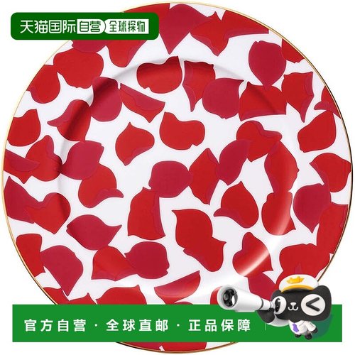 【日本直邮】则武 Rosa Rossa 盘子 30厘米 单品骨瓷 50005A/4954