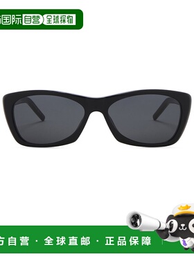 1h可退 香港直邮Saint Laurent 圣罗兰 女士 矩形太阳眼镜 SL6130