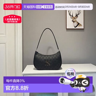 韩国直邮MLB Monogram男女复古NY标腋下包单肩3ABQS022N-50BKS