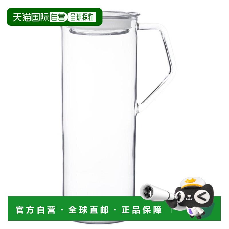 日本直邮【】KINTO冷水壶水壶1.2升21677玻璃带把耐高温泡茶水壶