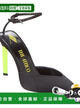 自营 the atticoAttico Perine 缎面高跟鞋 - 黑色 美国奥莱直发