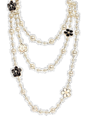 自营liv oliver18k 金黑白珍珠项链 - 金 美国奥莱直发