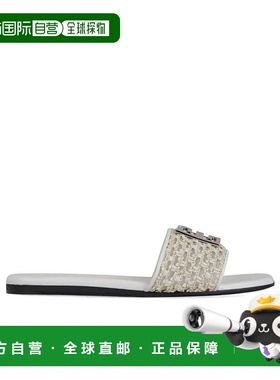 香港直邮GIVENCHY 女士凉鞋 BE306FE1C1105 AW2023 白色 4G flat