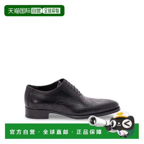 1h可退 香港直邮GUCCI 男士商务休闲鞋 863019AAGBV1000BLACK AW2