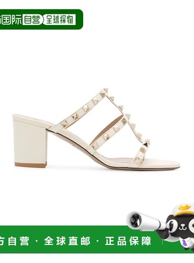 香港直邮VALENTINO 女士凉鞋 SW2S0C47VODI16 CO 白色 Rockstud中