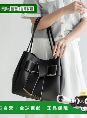 1h可退 日本直邮RANDA 大号蝴蝶结手提包 女士通勤托特包 FB35300