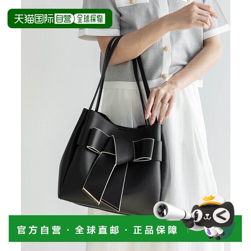 1h可退 日本直邮RANDA 大号蝴蝶结手提包 女士通勤托特包 FB35300