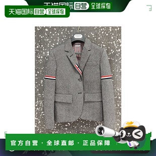 香港直邮Thom Browne 汤姆 布朗 女士 经典条纹西装外套 FBC010OF