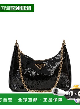 1h可退 香港直邮PRADA 女士单肩包 1BC2042DNTF0002VQOM CO 黑色