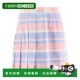 女士半身裙 香港直邮THOM BROWNE FGC402AF0171680百褶裙a字裙